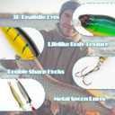 Advent Calendar 2025, 24 Days Christmas Countdown Calendar Fishing Lures Set, Christmas Gifts for Teens, Boys, Adults