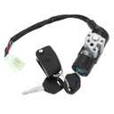 Ignition Switch Fuel Gas Cap Key Lock Set 35010-K26-B03 Compatible with Honda Grom MSX125 M2 & M3 35010-K26-B02