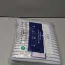 Duvet Cover King Size Set - Extra Soft King Size Duvet Cover 104 x 90 with 2 Pillow Shams - Hotel Luxury Easy Care and Fade Free w/Zipper Closures & Ties - Comfy Breathable Bedding Set (Blue Stripes)