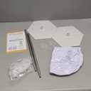 SINBEE Balloon Arch Stand, Balloon Arch Kit of 2, 7 Feet Height Adjustable Metal Balloon Column Stand for Party Decorations Wedding Birthday, Graduation Party Decoration, Baby Shower, Silver