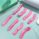 300 Pcs Disposable Shower Caps for Salons, Elastic Bowl Covers for Home, Hotel, Multi-use Liners, Pink