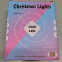 WATERGLIDE Extra Long 328 FT Fairy String Lights, 1000 LED Outdoor Green Wire Christmas Lights, Plug in Mini Light 8 Modes & Waterproof for Outside Xmas Tree Holiday Wedding Party Decor, Multicolor