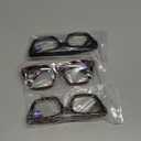 miyya Stylish Reading Glasses for Women, Cheaters Eyeglasses, Oversized Blue Light Readers, Fashion Eye Glasses Black + Tortoise + Gray Leopard, 1.0 x