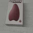 Momcozy Warming Lactation Massager 2-in-1, Soft Breast Massager for Breastfeeding, Heat + Vibration Adjustable for Clogged Ducts, Improve Milk Flow, Engorgement (Red)