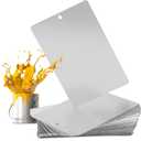 100pcs Tinplate Paint Color Matching Spray Out Cards Paint Test Panels Automotive Sprayout Cards for Coating Paint