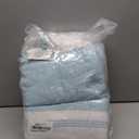 GLAMBURG Peshtemal Turkish Towel Cotton Oversized Beach Towels 36x71 Set of 6 for Adults, Soft Durable Absorbent Extra Large Bath Sheet Hammam - Aqua Blue