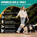 Dog Knee Brace Double Leg Support with Vest - Orthopedic Joint Stabilizer for ACL Tear, Arthritis, Patella Recovery - Adjustable Non-Slip Recovery Brace for Small Middle Large Dogs (XXL)