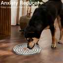Stainless Steel Lick Mat for Dogs Cats, Slow Feeder Lick Pad for Aggressive Chewers, Non-Slip Heavy Duty Base, Mental Stimulation for Anxiety Reducer, Whisker-Friendly for Cat