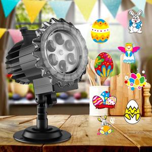 Easter Projector Lights,Christmas Christmas Projector 80 HD Patterns,Christmas Decorations for Indoor Outdoo, with Remote Control, Birthday PartiesHolidayWedding