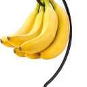 Banana Holder Stand Stainless Steel, Modern Banana Tree Hanger with Larger Base & Won't Topple Over, Banana Hanger Rack for Any Kitchen Countertop (Black)