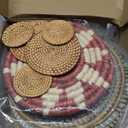 Tatuo 11 Pcs Boho Wall Basket Decor Decorative Bulrush Woven Basket Wall Decor Art Round Farmhouse Hanging Baskets for Kitchen Rustic Home Summer Decorations, Multi Sizes(Classic)