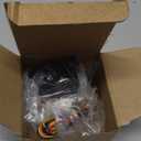 EAU65058511 Refrigerator Condenser Fan Motor Assembly fit for LG Freezer Refrigerator, DC12V, MAX 1A,4-pin Connector, DC Voltage Evaporator Fan Motor MOD.RFD3410A111A