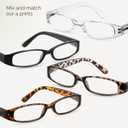 Gaoye 4-Pack Readers for Women, Blue Light Blocking Reading Glasses, Stylish Reading Glasses for Women in 4 Patterns