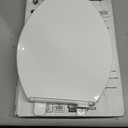 KOHLER 20110-0 Brevia, Slow Close Toilet Seat, Elongated Toilet Seat, Grip-Tight Bumpers Quick-Attach Hardware, White