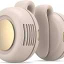 Portable Silent Mini Bladeless Electric fan Clip-On,3-Speed Rotatable Hands-Free Clip-On Fan for Shirt and Waist,Portable Mini Bladeless Fan Clip-On,For Outdoor & Travel & Office & Indoor