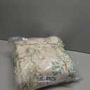 Jinchan Yarden Round Rugs 6 Ft Beige Botanical Birds Print Machine Washable 6' Circle Nature Plants Modern Soft Non Slip Kids Throw Area Rugs Ultra Thin Low Pile Carpet for Living Room Bedroom (Natural Beige/Pink)