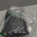 Magnetic Fireplace Draft Cover, Fireplace Blocker Blanket for Heat Loss, Indoor Fireplace Draft Stopper with 12 Magnets for Iron Frame Black 36" W x 24" H