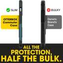 OtterBox iPhone 14 & iPhone 13 Commuter Series Case - Commuter Series Case -Thin, Dual-Layer, Pocket-Friendly, Port Cover - Blue/Black