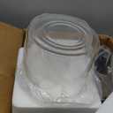 Unicozin Modern Bathroom Light Fixtures, 3 Light Vanity Lights, Black Wall Lamp with Clear Glass for Bathroom, Mirror, Living Room, Bedroom, Hallway, E26 Base