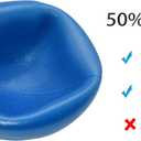 4 inch Therapy Ball for Release Hip Flexors, Pain Relief for Lower Back Thigh Muscles, Small Exercise Ball for Physical Therapy, Blue