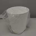 UUJOLY Plastic Small Trash Can Wastebasket, Garbage Container Basket for Bathrooms, Laundry Room, Kitchens, Offices, Kids Rooms, Dorms, (White, 1.8 Gallon)
