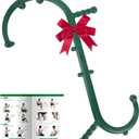 Shrdaepe Massage Trigger Point Cane, Body Deep Tissue, Handheld Back, Neck, Shoulder, Leg and Feet Massager Rod, Muscle Release Tool Self Massage Hook Cane Gifts for Women & Men, Green