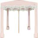 AMMSUN Beach Cabana with Fringe & Wood Pole, 7' x 7' Boho Canopy
Tassels, Easy Set Up, UV50+ Protection, Easy to Carry with Bag, Unique for Special Occasion and Parties, Pink Coral
