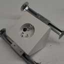 Ceiling Fan Box, 14.5 Cubic-inches Adjustable Fan and Light Fixture Mounting Box, Ceiling Fan Mounting Bracket,Fits Cathedral Ceiling Angles of 80or Up, 1-Pack, White