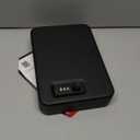 Dalmbox Portable Gun Safe for Pistols with Combination Lock Handgun Lock Box for Nightstand, Travel , Home, Car, Truck (9.4"X 6.4" X 1.8")