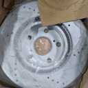 TRQ Front Brake Pad & Rotor Kit Performance Ceramic Premium G-Coated Slotted X Drilled Compatible with 2000-2006 Audi A4 1999-2006 A4 Quattro 2002 S4 2000-2004 Volkswagen Passat