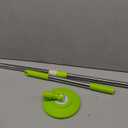 Midremer Spin Mop Pole Handle Replacement, Home Floor 360 Degrees Rotating Telescopic Replacement Handle Cleaning Tool Accessories Enhanced Thickened Version for Cleaning Home Bedroom Office (Green)