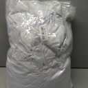 Pureegg Spandex Tablecloth 6ft - 6 Pack, Fitted and Tight Cloth for Rectangle Table, Wrinkle-Free and Stretch Table Cover for Party, Wedding, Banquet and Birthday, White