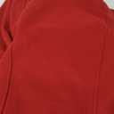 Women Crew Red Italian Melton Button Down Coat, Size M