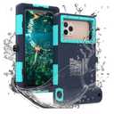 Waterproof Diving Phone Case, Waterproof Case for iPhone 17/16/15/14/13 Pro Max Plus,Professional [50ft/15m] Outdoor Snorkeling Underwater Surfing Photo Video Cover for iPhone Samsung Galaxy Teal