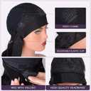 Headband Wig Human Hair Body Wave Wigs for Black Women 180% Density Wear and Go Glueless Wig None Lace Front Wig Brazilian Virgin Hair Natural Balck Human Hair Wig (16in)