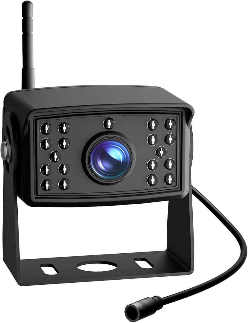RV Backup Camera, 1080P AHD Vehicle Backup Camera, Waterproof IP69, Night Vision, 150 Wide Angle Rear View, Universal Rearview Camera for Cars, RVs (Only Compatible with TECXERLLON Displays)