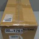 Railing Planter Boxes, Deck Hanging Planters for Railing, 16.9 Inch Railing Hanging Planter, Balcony Planters Railing Hanging, Red and White (WR4)