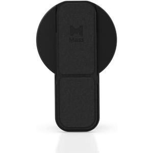 Planet Grip Compatible with MagSafe-Style iPhone Devices, Made from with a Slim Foldable Holder for Secure Magnetic Attachment and one-Hand use (Black) by Mass
