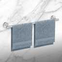 Newfun 24 Inch Brushed Nickel Bathroom Towel Holder, 2Pcs Towel Bar for Bathroom Rod Classic SUS304 Stainless Steel Towel Racks Wall Mounted