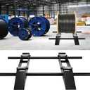 Heavy Duty Cable Roller Stand, Commercial Industrial Grade Steel Wire Dispenser，for Reels up to 39" Width, Cable Drum Roller for Cord Management,Load Capacity 2Ton