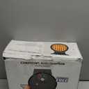 Chefman Anti-Overflow Belgian Waffle Maker w/Shade Selector, Temperature Control, Mess Free Moat, Round Iron w/Nonstick Plates & Cool Touch Handle, Measuring Cup Included, Black