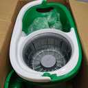 Libman Tornado Spin Mop System and 1 Refill, Mop and Bucket with Wringer Set for Hardwood Floor Cleaning, 2 Total Heads Included