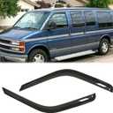2pc Original Shatterproof Window Wind Deflector for Express/Savana 96-20,Outside Mount Rain Guard Set,Nice Looking Window Visor for Car,Vent Deflector for 96-20 Express/Savana 1500/2500/3500 92455