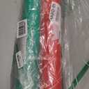 2-Pack Extendable Poster Tubes Expand from 24.5 to 40 with Shoulder Strap | Carry Documents, Blueprints, Drawings and Art | Red and Green Portable Durable Round Storage Cases with Lids and Labels (large)