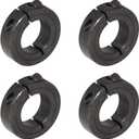 AZSSMUK Single Split Clamp-On Shaft Collars of Metal Material 1-1/2 inch Bore Set Screw