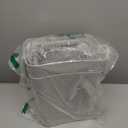 N. NETDOT 3 Pack (2 of 4 Gal & 1 of 2.6 Gal) Small Trash Can with Lid,Bathroom Garbage Can with Pop-Up Lid,Waste Basket for Bathroom,Kitchen,Bedroom,Powder Room,Craft Room,Office,College (Gray)