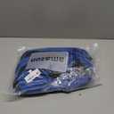 JaGely 11 Pairs Reusable Shoe Covers Non Slip Cloth Washable Thickened Bowling Shoe Covers for Indoors Men Women (Blue)