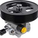21-5366 Power Steering Pump with Pulley Replacement for Infiniti QX56 2004-2011 Nissan Armada 2005-2009 Pathfinder 2008-2010 Titan 2004-2010 5.6L 49110-7S000