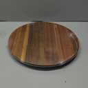 ORIDOM Acacia Wood Lazy Susan, Wood Turntable Tray Cabinet Organizer,14"