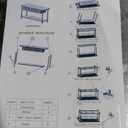 60" x 24" Stainless Steel Table with 3 Drawers, NSF Prep Table with Adjustable Undershelf & Paper Towel Holder, Heavy-Duty Food Prep Worktable for Commercial Kitchen Restaurant Garage Warehouse